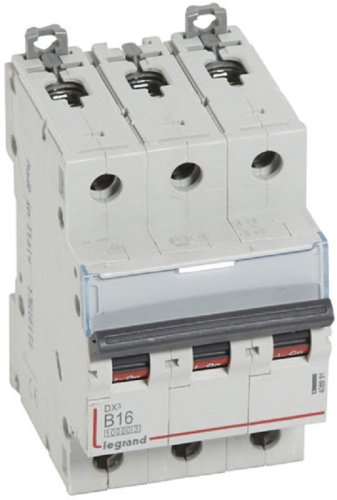 Выключатель автоматический Legrand DX3-E 10000 3п 16А B 16кА картинка